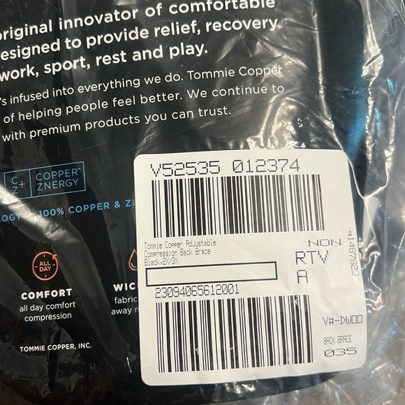 Tommie Copper Adjustable Compression Back Brace (Z003) - Picture 12 of 13